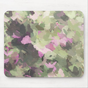 Pink & Green Camo Mouse Pad