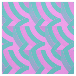 pink/green chic contemporary chevrons fabric