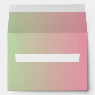 Pink & Green Ombre Envelopes