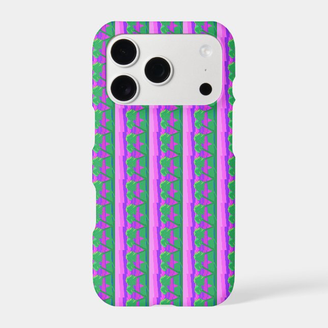 Pink Green Purple  iPhone / iPad case (Back)