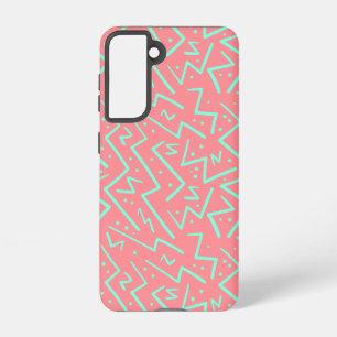 Pink & Green Retro Psychedelic Design Samsung Galaxy Case