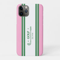 Pink & Green Striped personalised retro gift