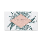 Pink & Green Tropical Palm Frond