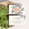 Pink & Green Tropical Palm Frond