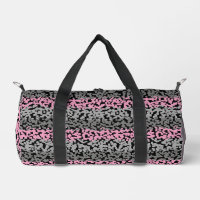Pink, grey and black digital pixelated stripes