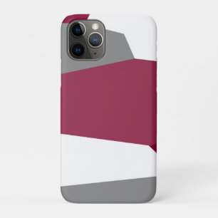Pink Grey and White Abstract Case-Mate iPhone Case
