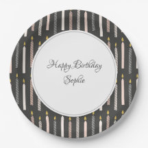 Pink & Grey Birthday Personalised
