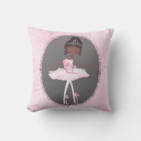 Pink & Grey Couture Dark Ballerina Girls Bedroom