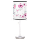 Pink Grey elephant girl Lamp, Table Lamp