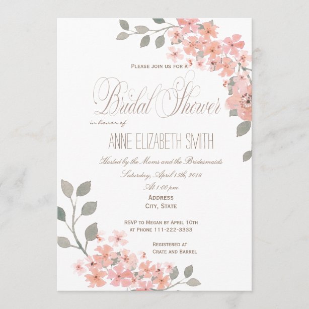 Pink And Grey Invitations | Zazzle NZ