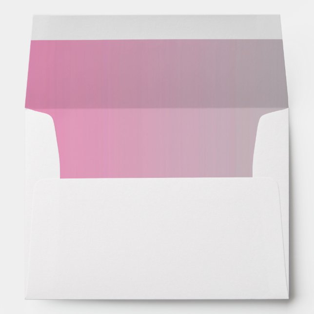 Pink & Grey Ombre Envelope (Back (Bottom))
