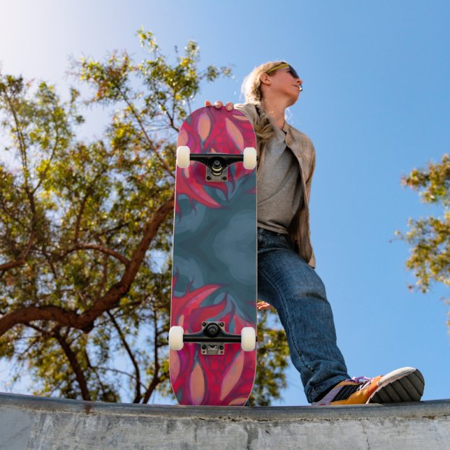 Pink grey Skateboard (Outdoor 1)