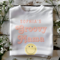Pink Groovy Mama Retro Birthday 