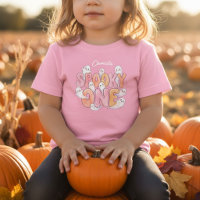 Pink Groovy Spooky One 1st Birthday Girl Ghost