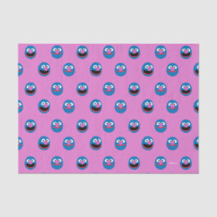 Pink Grover Face Pattern Tissue Paper