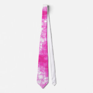 Pink Grunge Tie