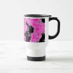 Pink Grunge Travel Mug