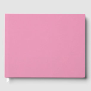 Pink Guest Book Elegant Minimalist Wedding