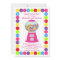 Pink Gumballs Candy Bash Birthday Party Invitation