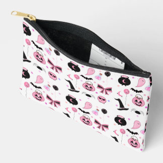 Pink Halloween Accessory Pouch