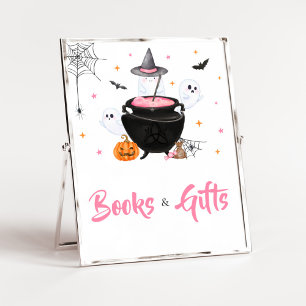 Pink Halloween Baby is Brewing Books and Gifts Poster
