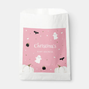 Pink Halloween Baby Shower Favour Bags