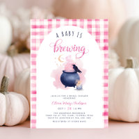 Pink Halloween Baby Shower