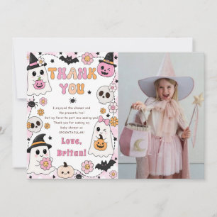 Pink Halloween Boo Invitation