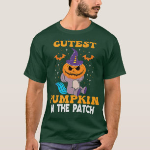 Pink Halloween Cutest Pumpkin In The Patch Girls K T-Shirt