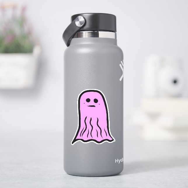 Pink Halloween Ghost (HydroFlask)