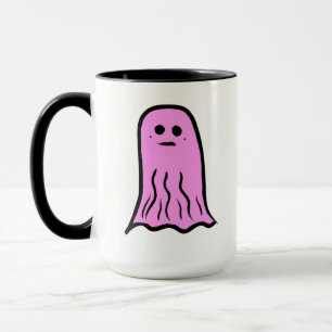 Pink Halloween Ghost Mug