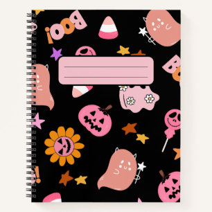 Pink Halloween Notebook