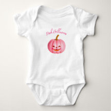 Pink Halloween onsie
