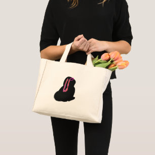 Pink Halloween rabbit costume Mini Tote Bag