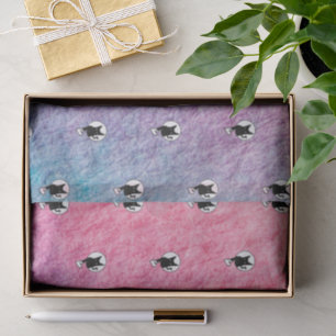 Pink Halloween Tissue Paper by Poet Adiela Akoo