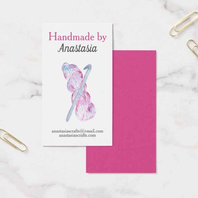 Pink Handmade Crochet Craft (Office)