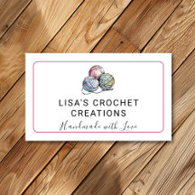 Pink Handmade with Love Crochet Yarn Balls Small