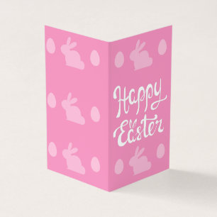 Pink Happy Easter Pack of 25 Mini Cards