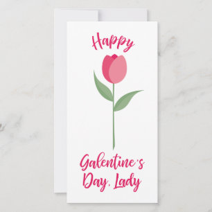 Pink Happy Galentine´s for Day Best Friend Card