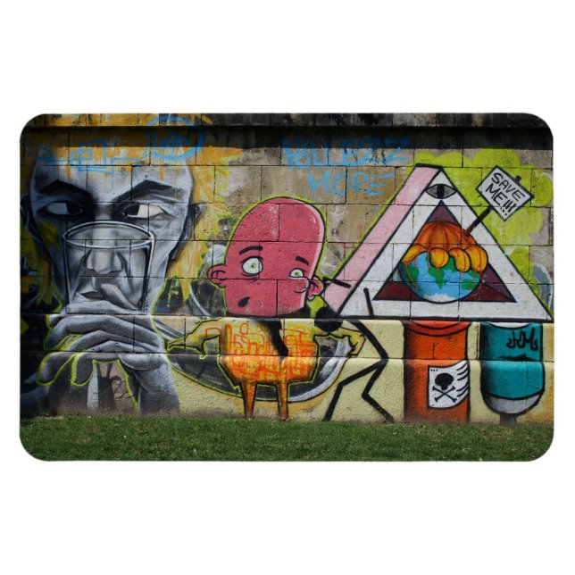 Pink Head Magnet (Horizontal)