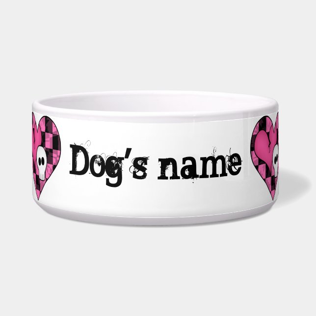 Pink heart and skulls (Front)