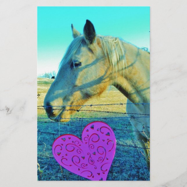 Pink Heart and Yellow Horse (Front)