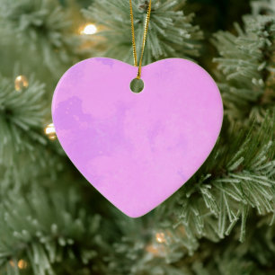 Pink Heart Ceramic Decoration