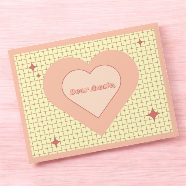 Pink Heart Chequered Valentine's Day Envelope (Creator Uploaded)