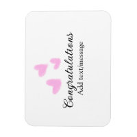 Pink heart congratulations graduation watercolor a