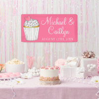 Pink Heart Cupcake Bridal Baby Shower Wedding