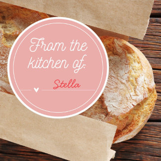 Pink Heart Custom  From the Kitchen of Sticker