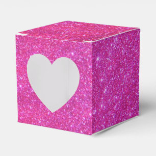 Pink Heart Girly Gift Box Sparkly Glitter 2