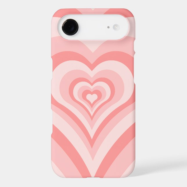 Pink Heart Gradient Pattern – Cute Girly Love (Back)