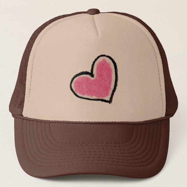 PINK HEART hat (Front)